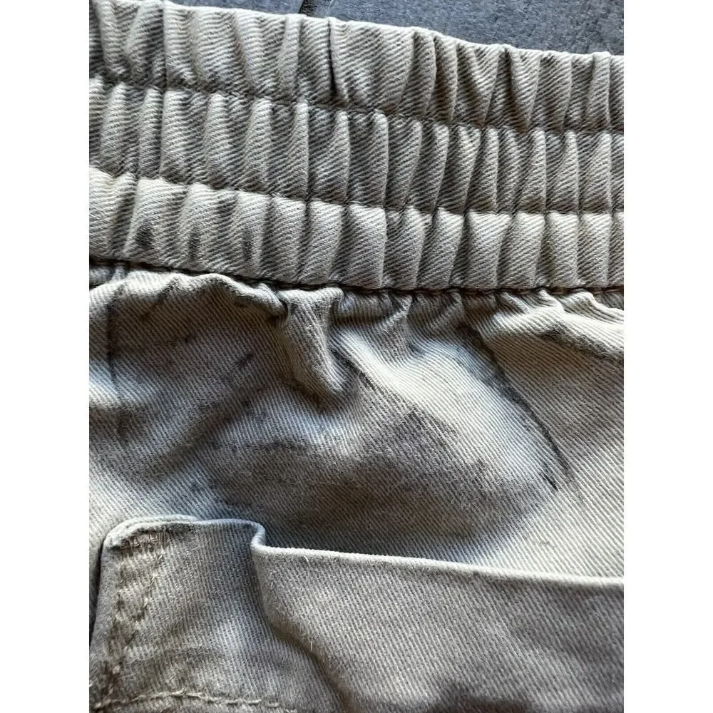 Gap Kids Boy Easy Pull On Shorts Khaki Tan Chino Everyday Casual School L 10-11